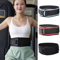 Baellert Weight Lifting Belt with Fastener Tape Adjustable Lightweight Self-Locking Powerlifting Belt Workout Fitness Waist Belt