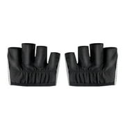Baellert Yoga Gloves Four-finger Sweat Absorption Breathable Women Fingerless Non-slip Pilates Gloves Fitness Accessories