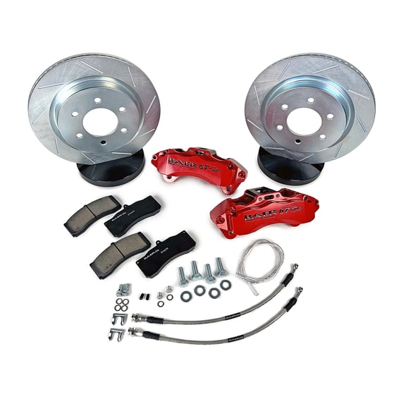Baer Brakes 4011003S-2 13.5" 6T Front Brake Kit, Silver, SZ for 22-24 Toyota Tundra