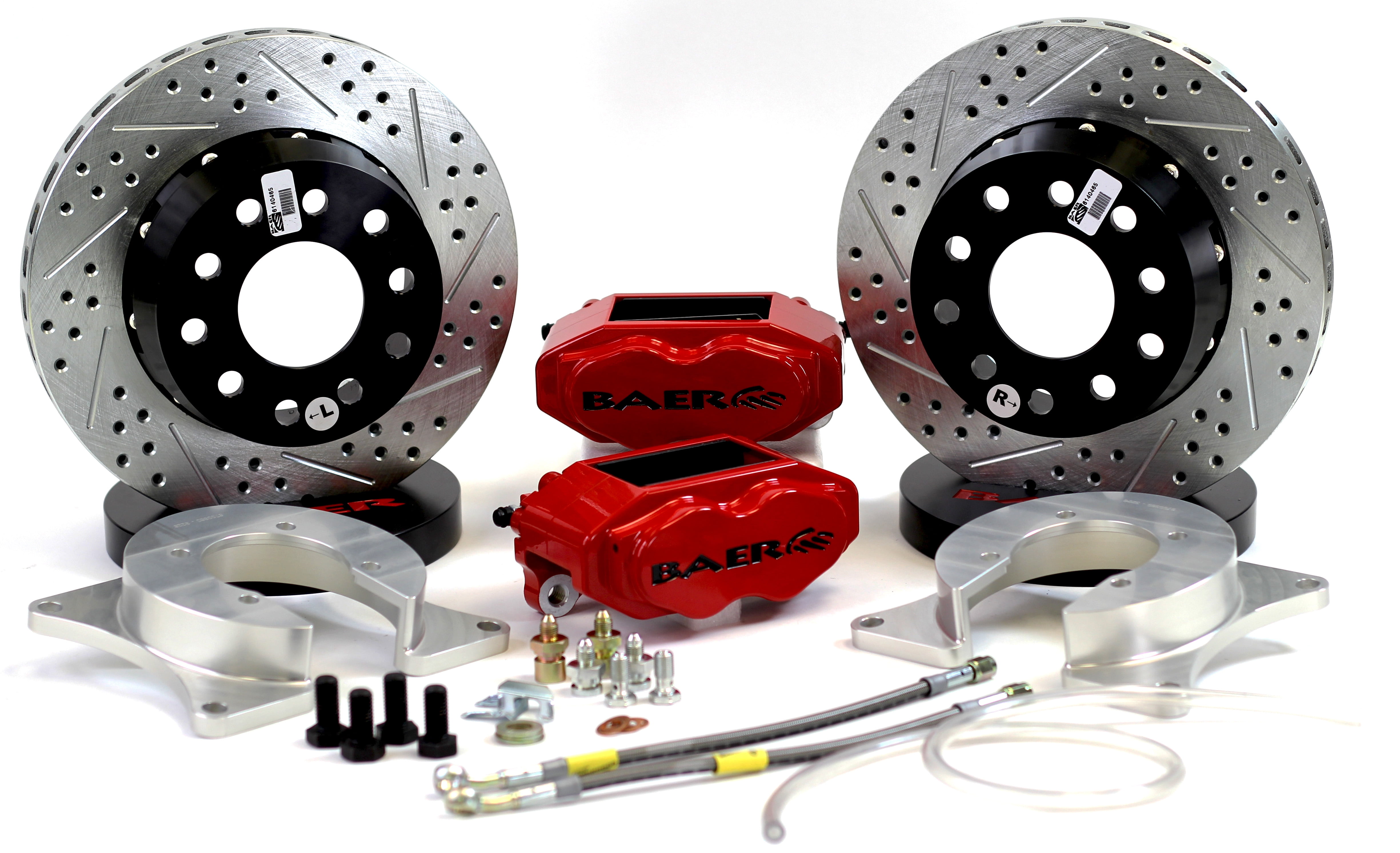 Baer Brakes 4142069S 11" SS4+ Rear Brake Kit, Silver, SDZ