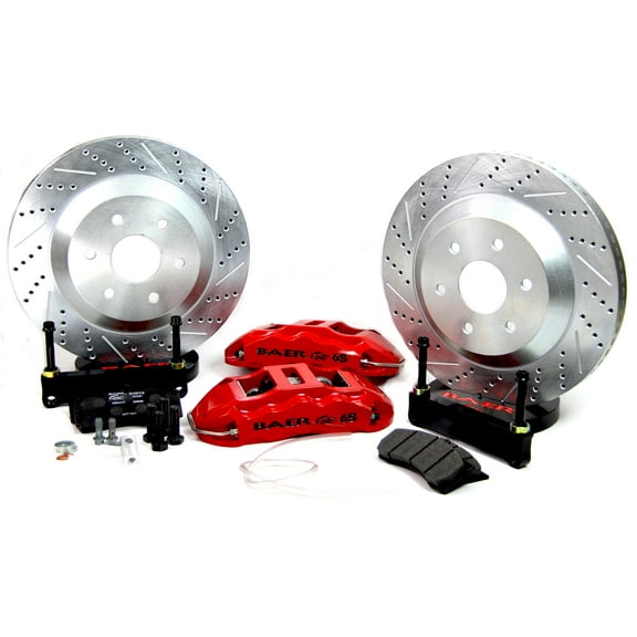 Baer Brakes 4261017R 14" Extreme+ Front Brake Kit, Red, SDZ