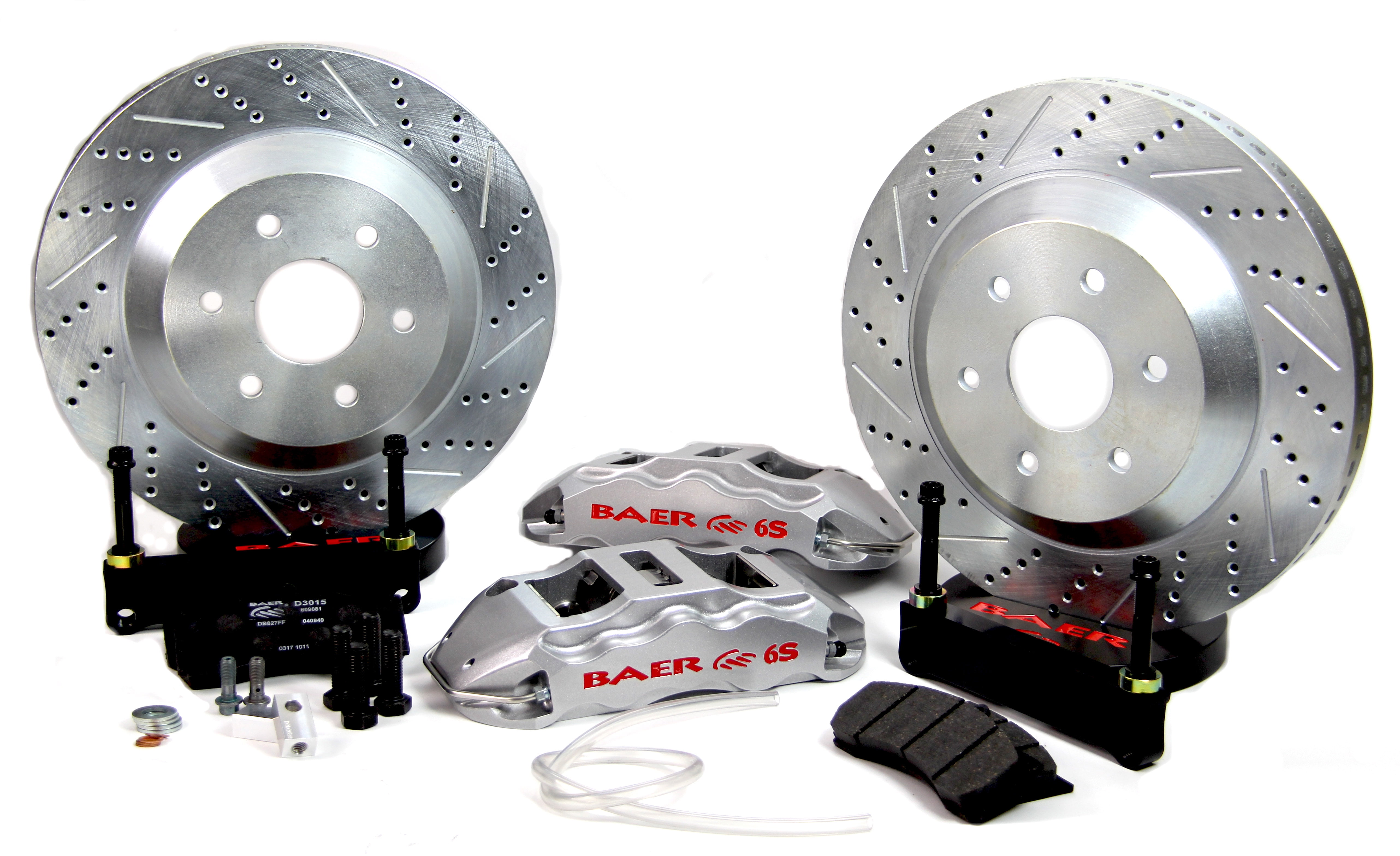 Baer Brakes 4261060S 15" Extreme Front Brake Kit - Silver