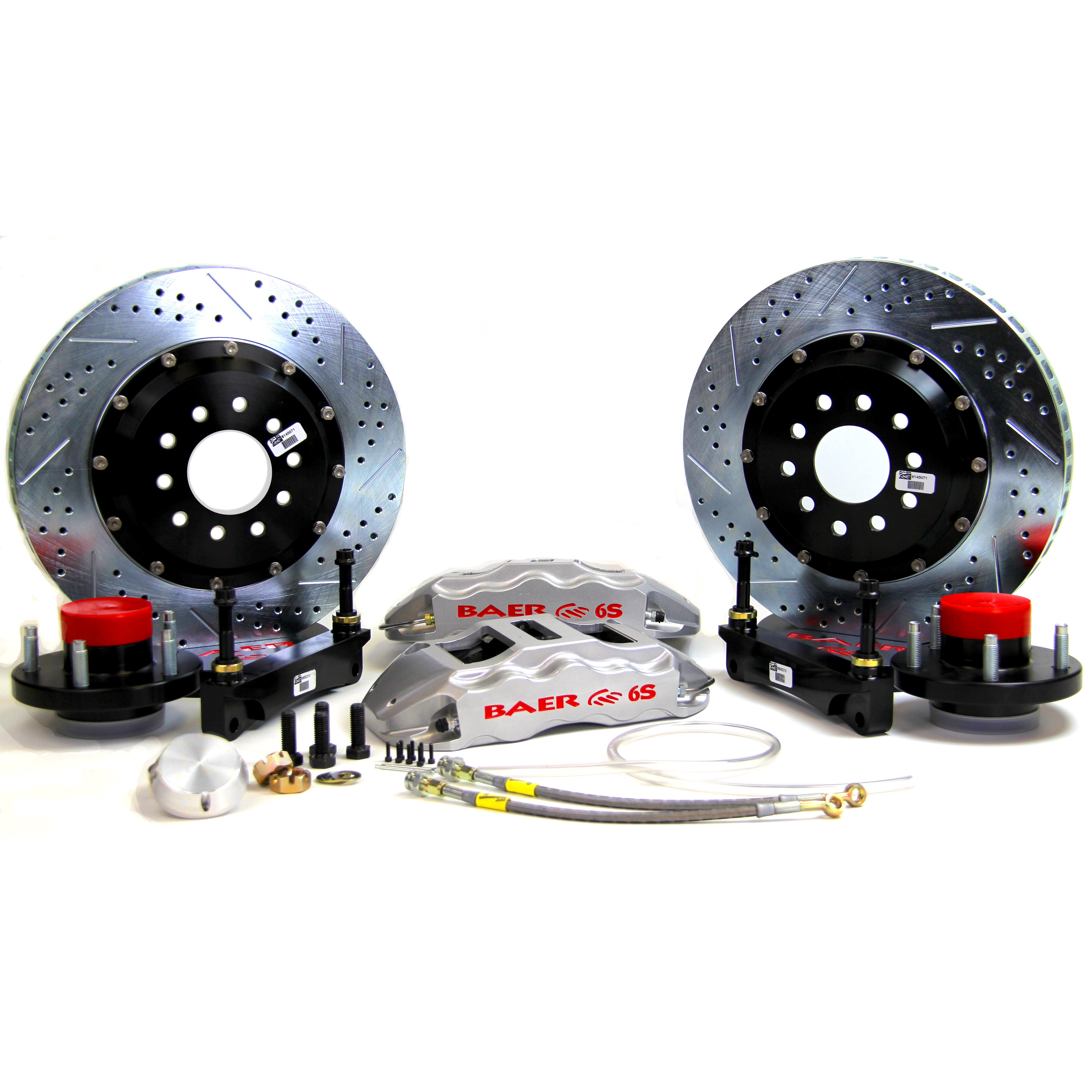 Baer Brakes 4261093S 14" Extreme+ Front Brake Kit - Silver