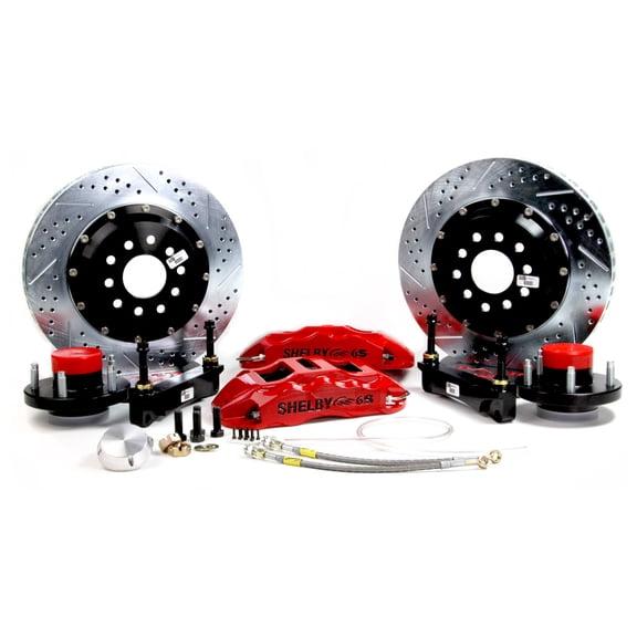 Baer Brakes 4261203R 14" Extreme+ Front Brake Kit - Red w/Shelby Logo