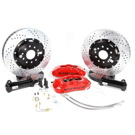 Baer Brakes 13" Pro+ Front Brake Kit, Red, SDZ