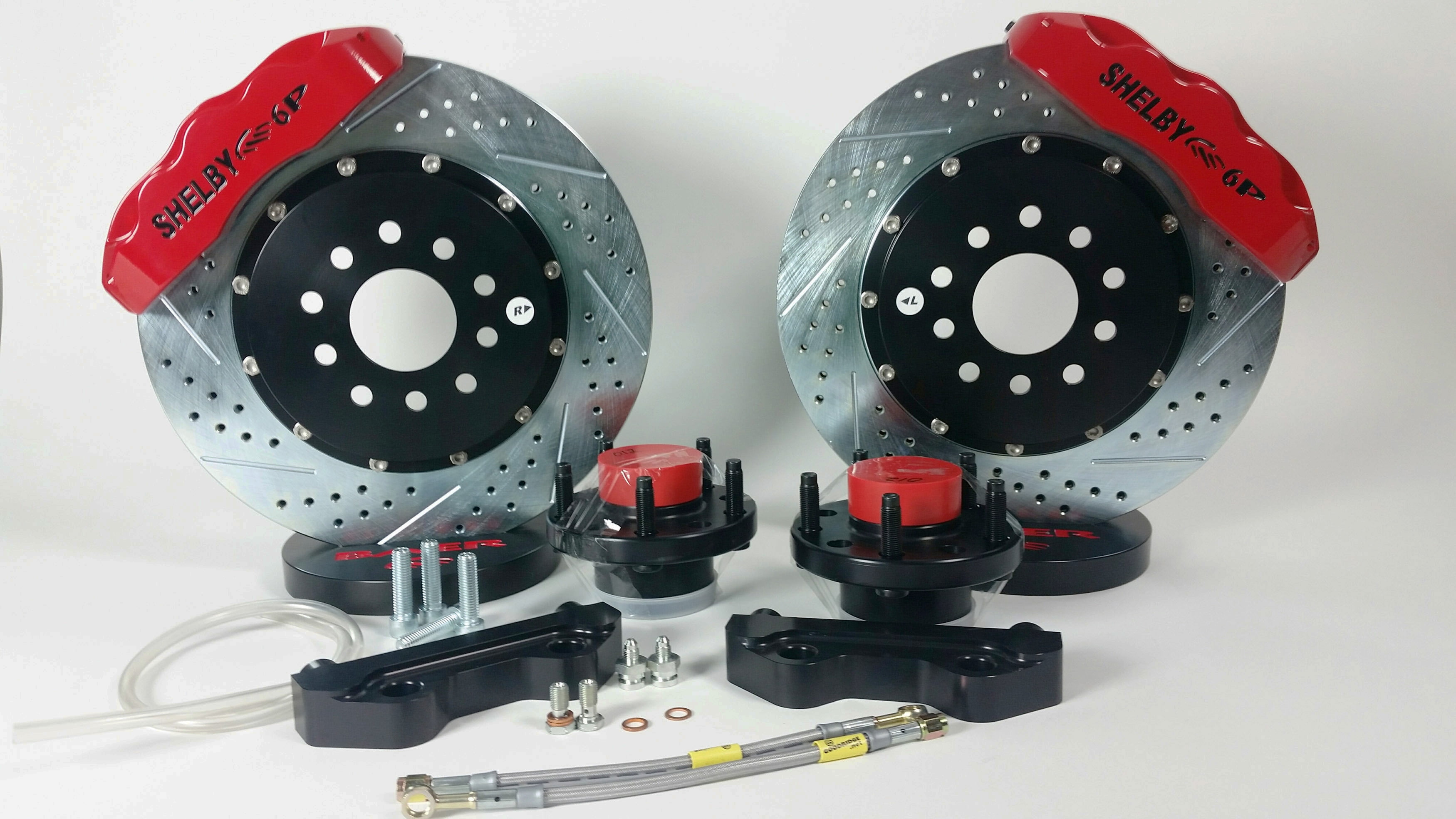 Baer Brakes 4261260R 14" Pro+ Front Brake Kit - Red w/Shelby Logo