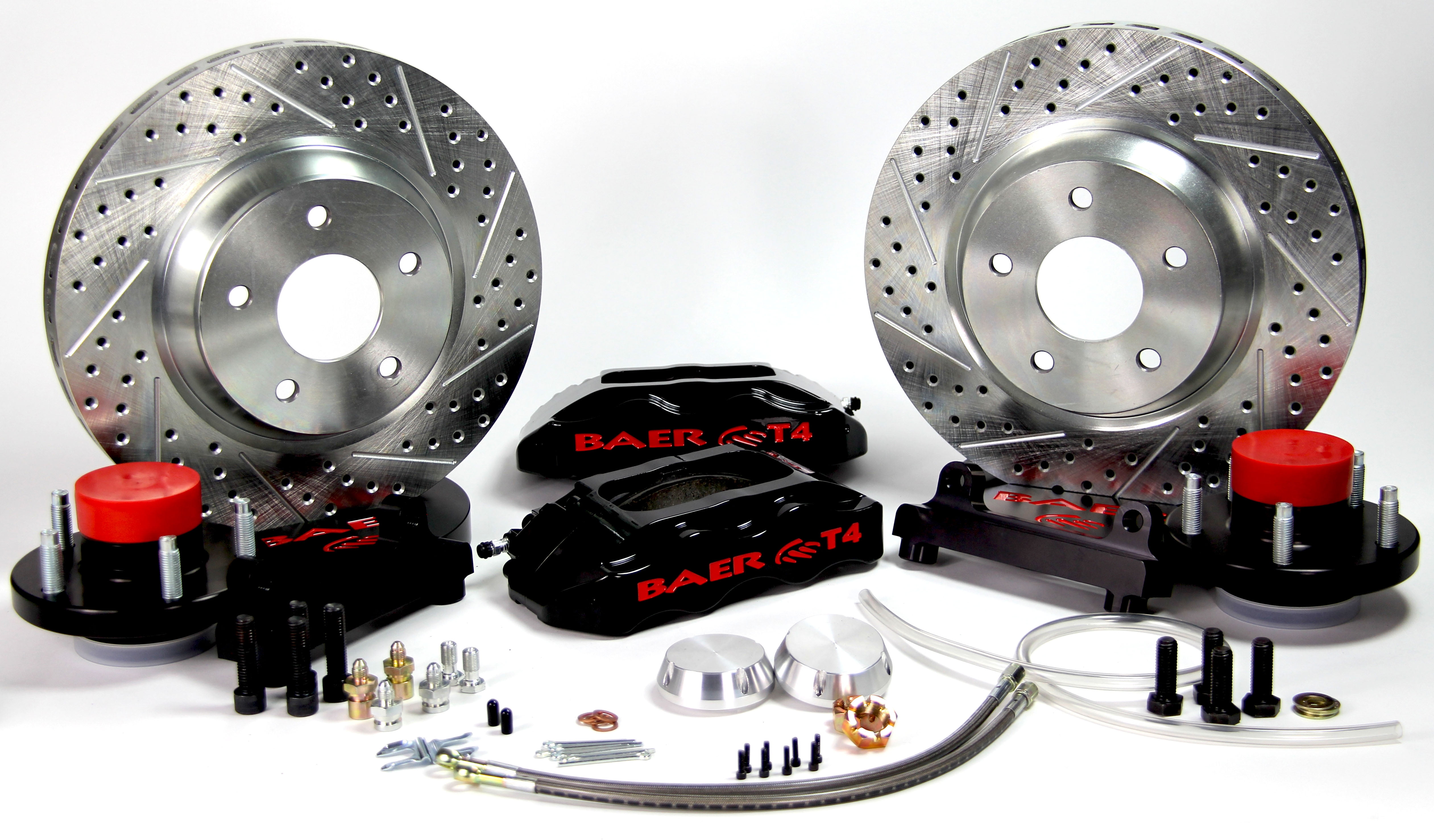 Baer Brakes 4261364B 13" Track4 Front Brake Kit - Black