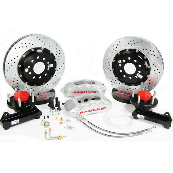 Baer Brakes 4261398S 14" Pro+ Front Brake Kit - Silver