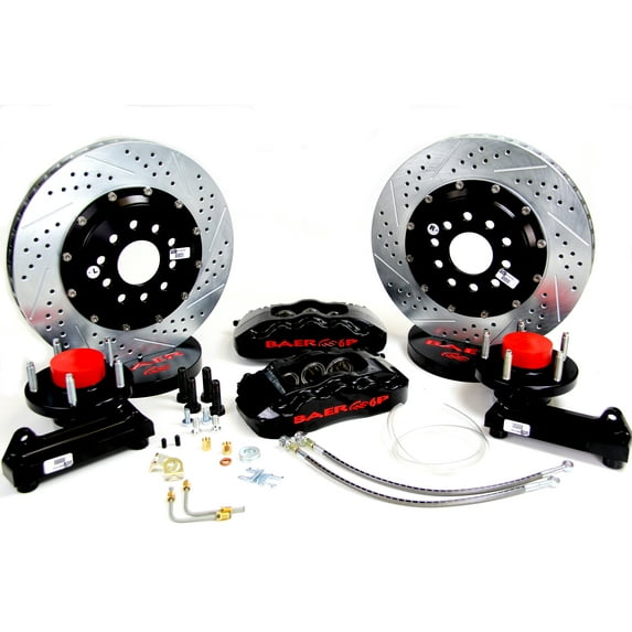 Baer Brakes 4261407B 13" Track4 Front Brake Kit - Black