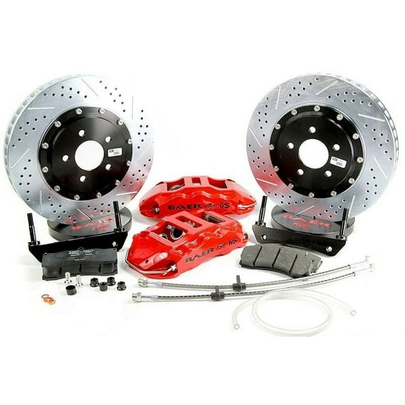 Baer Brakes 4261409S 15" Extreme+ Front Brake Kit, Silver, SDZ