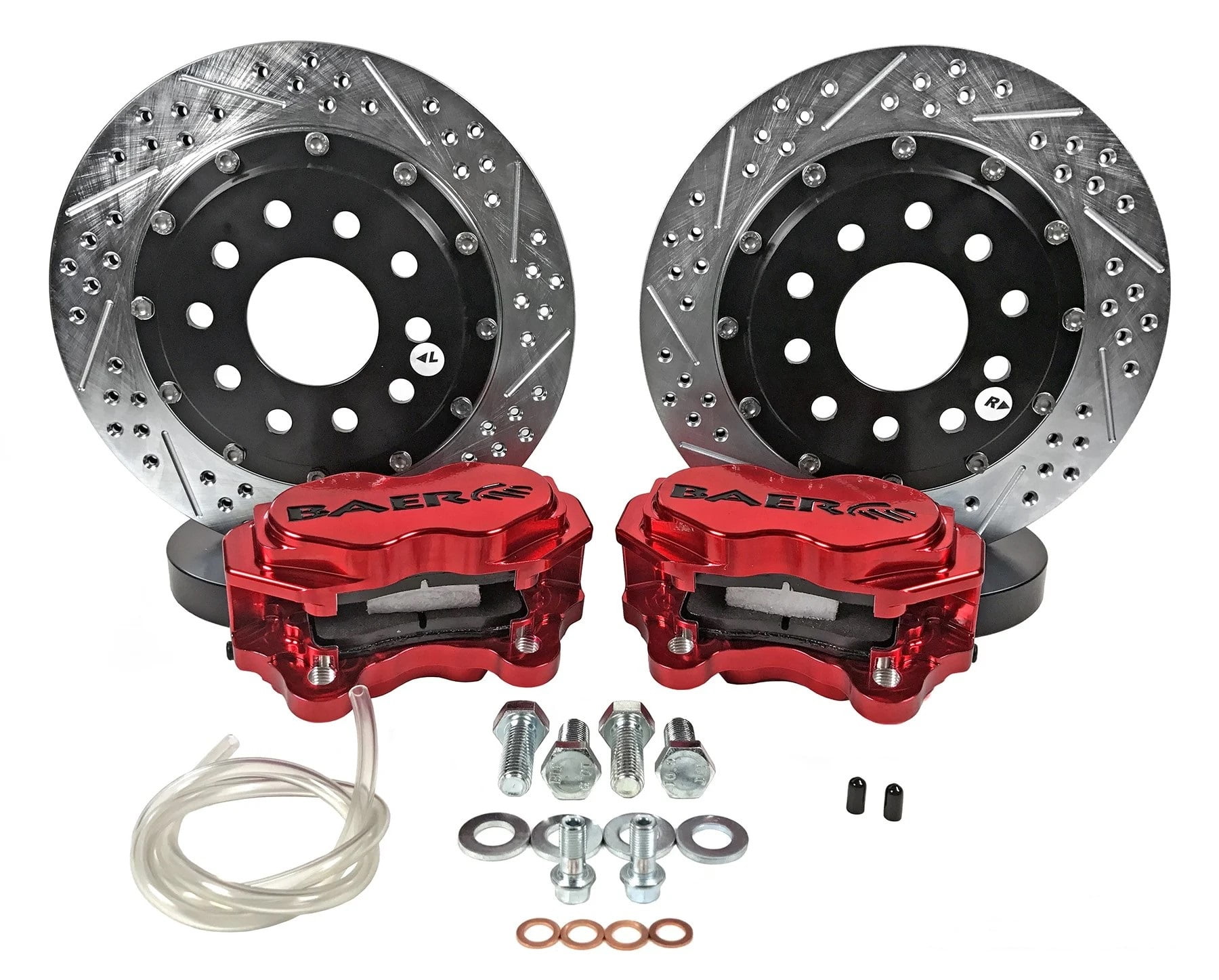 Baer Brakes 4261428C 11.625" SS4+ Deep Stage Front Brake Kit, Clear, SDZ