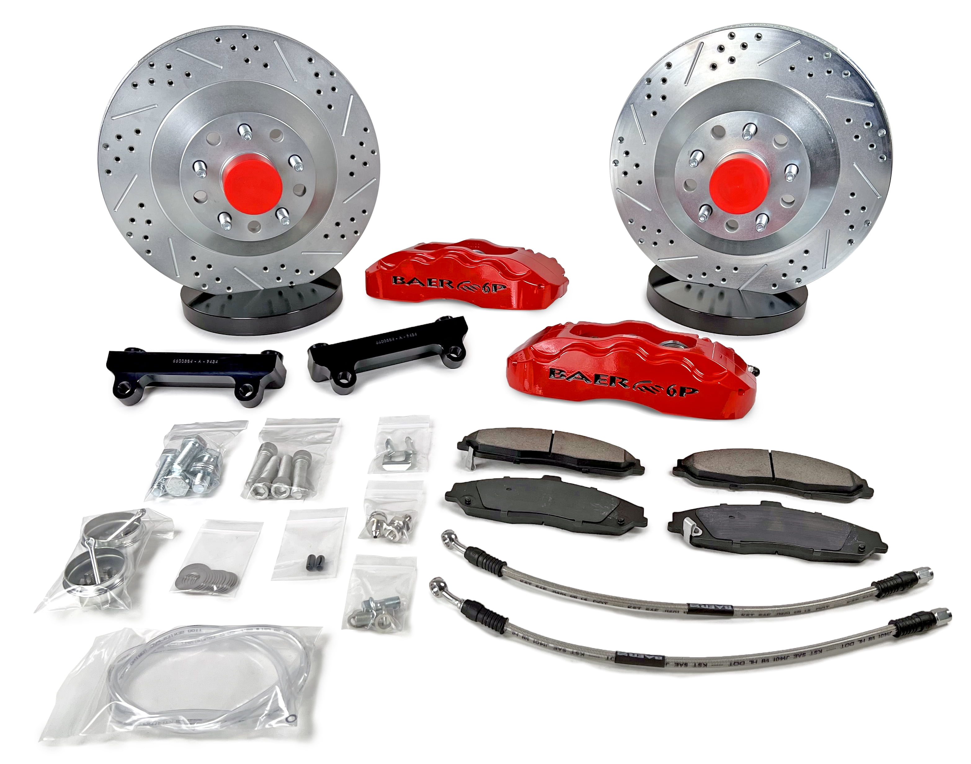 Baer Brakes 4261639GB 13" Pro Front Brake Kit, Grabber Blue, SDZ