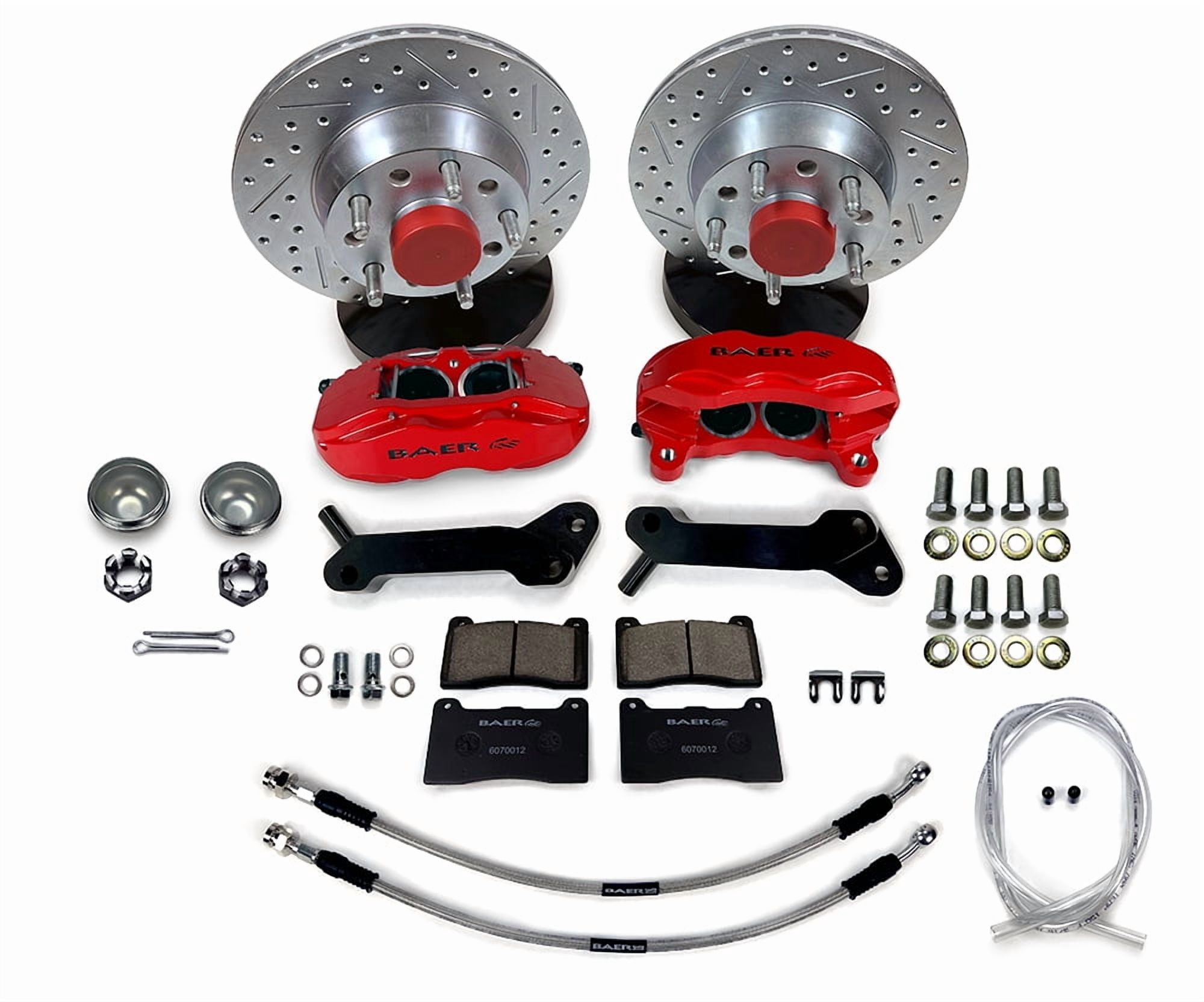 Baer Brakes 4261646MG 11" SS4 Int Hub, Front Brake Kit, Monster Green, SDZ