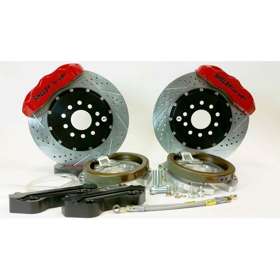 Baer Brakes 4262166R 13" Pro+ Rear Brake Kit - Red w/Shelby Logo