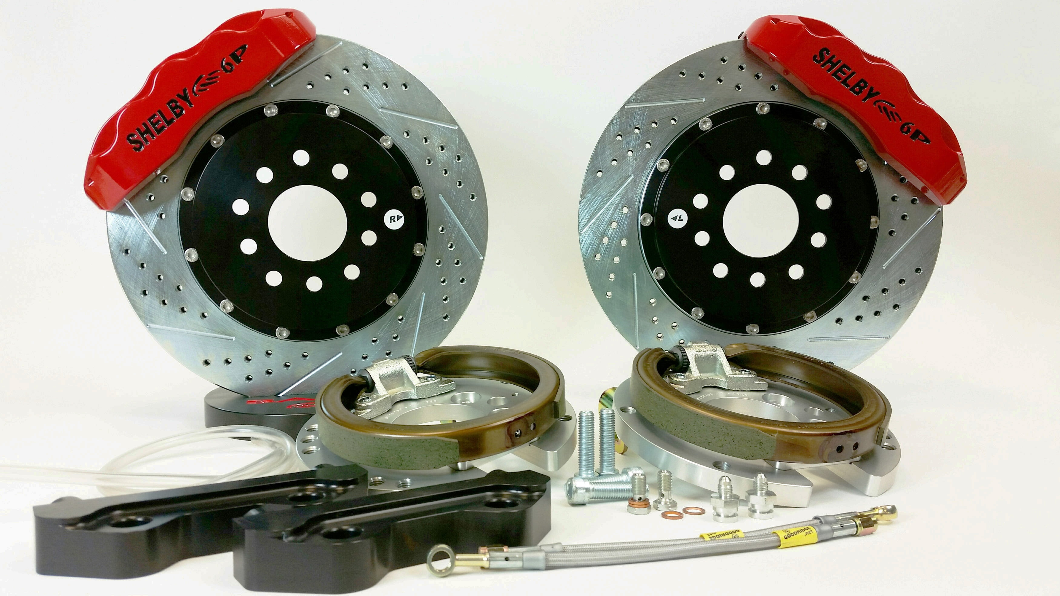 Baer Brakes 4262168R 14" Pro+ Rear Brake Kit - Red w/Shelby Logo