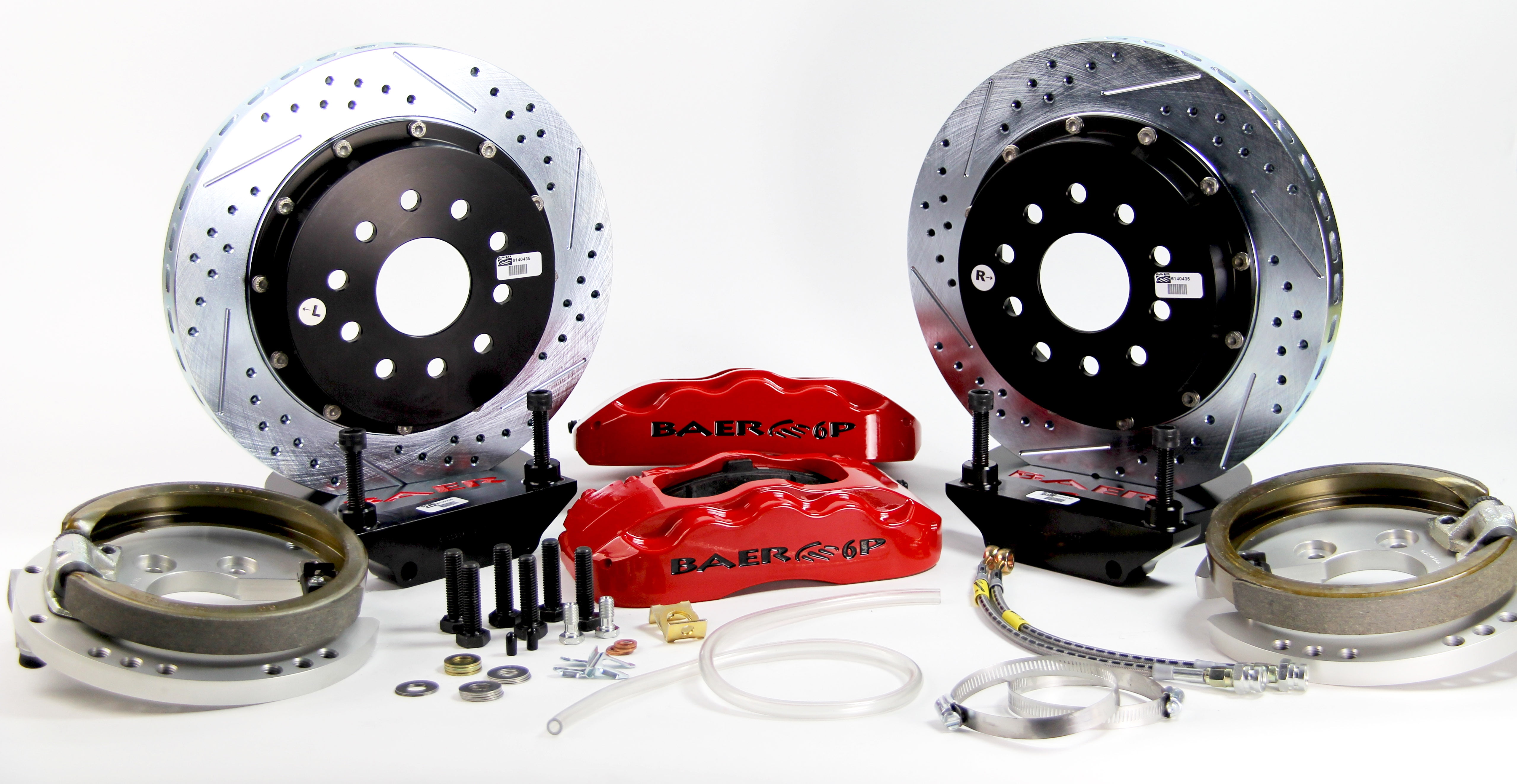 Baer Brakes 4262299S 14" Pro+ Rear Brake Kit, Silver, SDZ