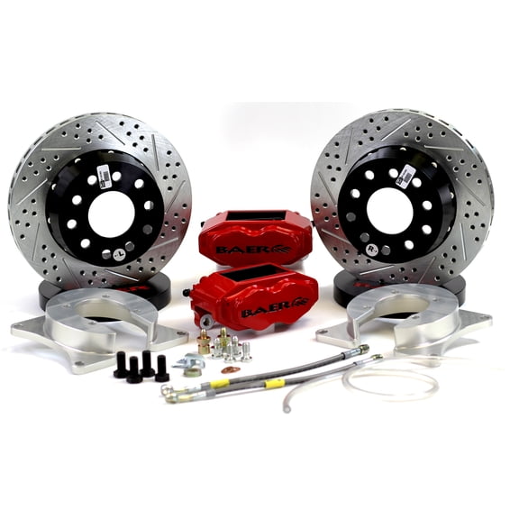 Baer Brakes 4262689B 11" SS4+ Rear Brake Kit, Black, SDZ