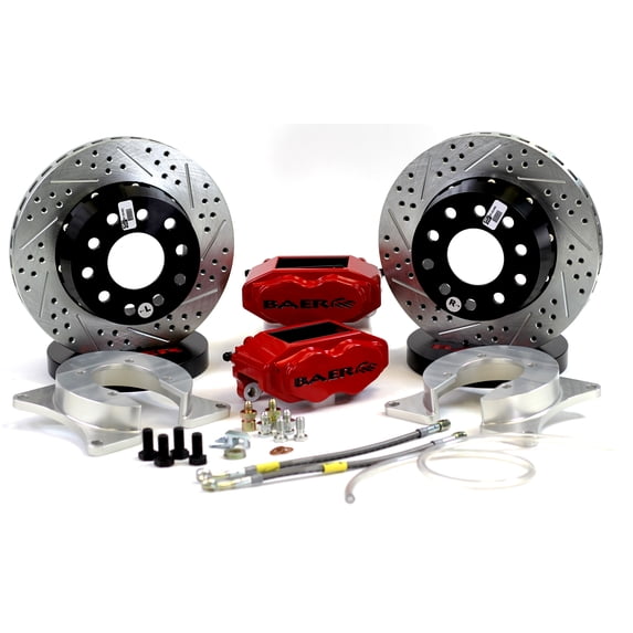 Baer Brakes 4262690B 11" SS4+ Rear Brake Kit, Black, SDZ