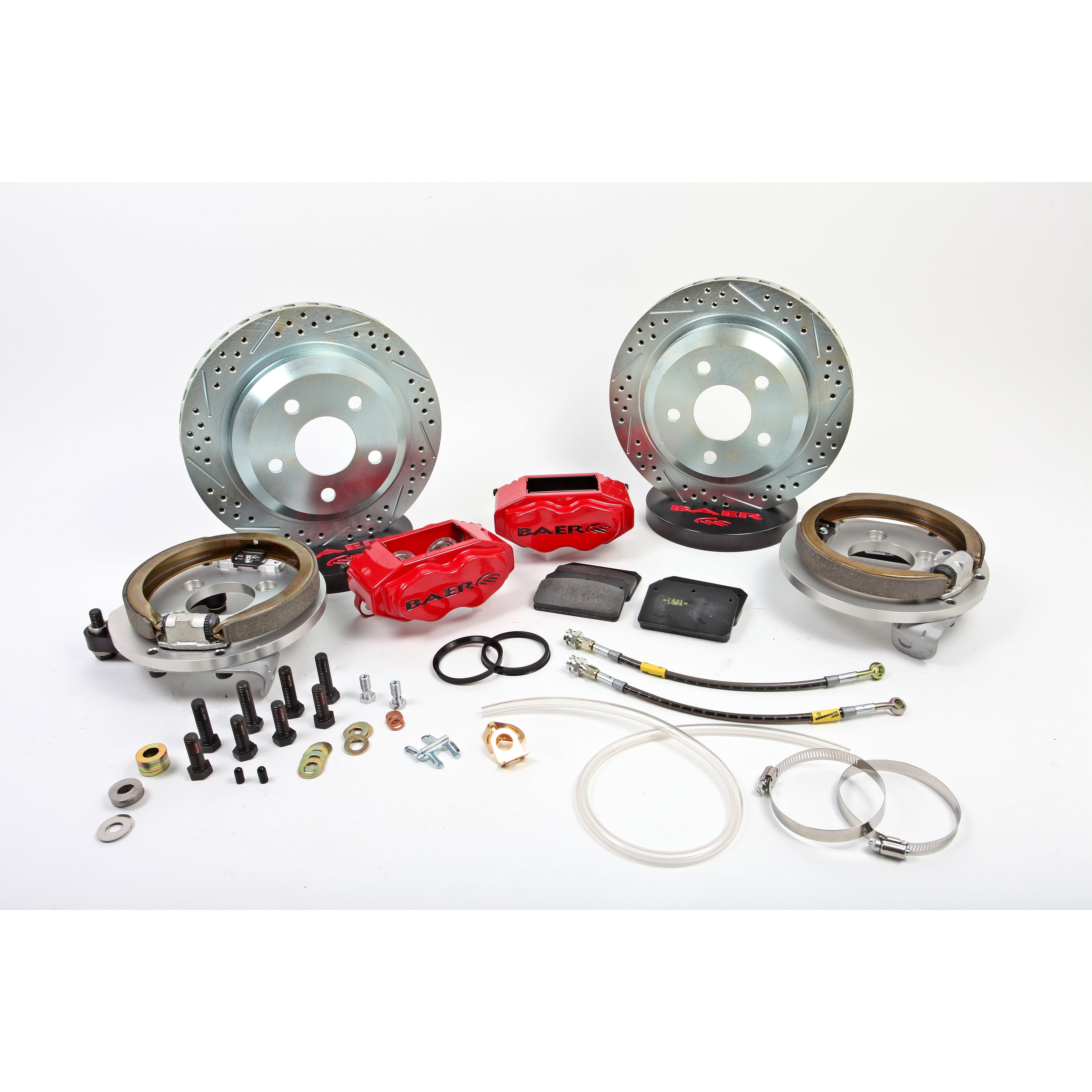 Baer Brakes 4262703MG 11.25" SS4 Rear Brake Kit, Monster Green, SDZ