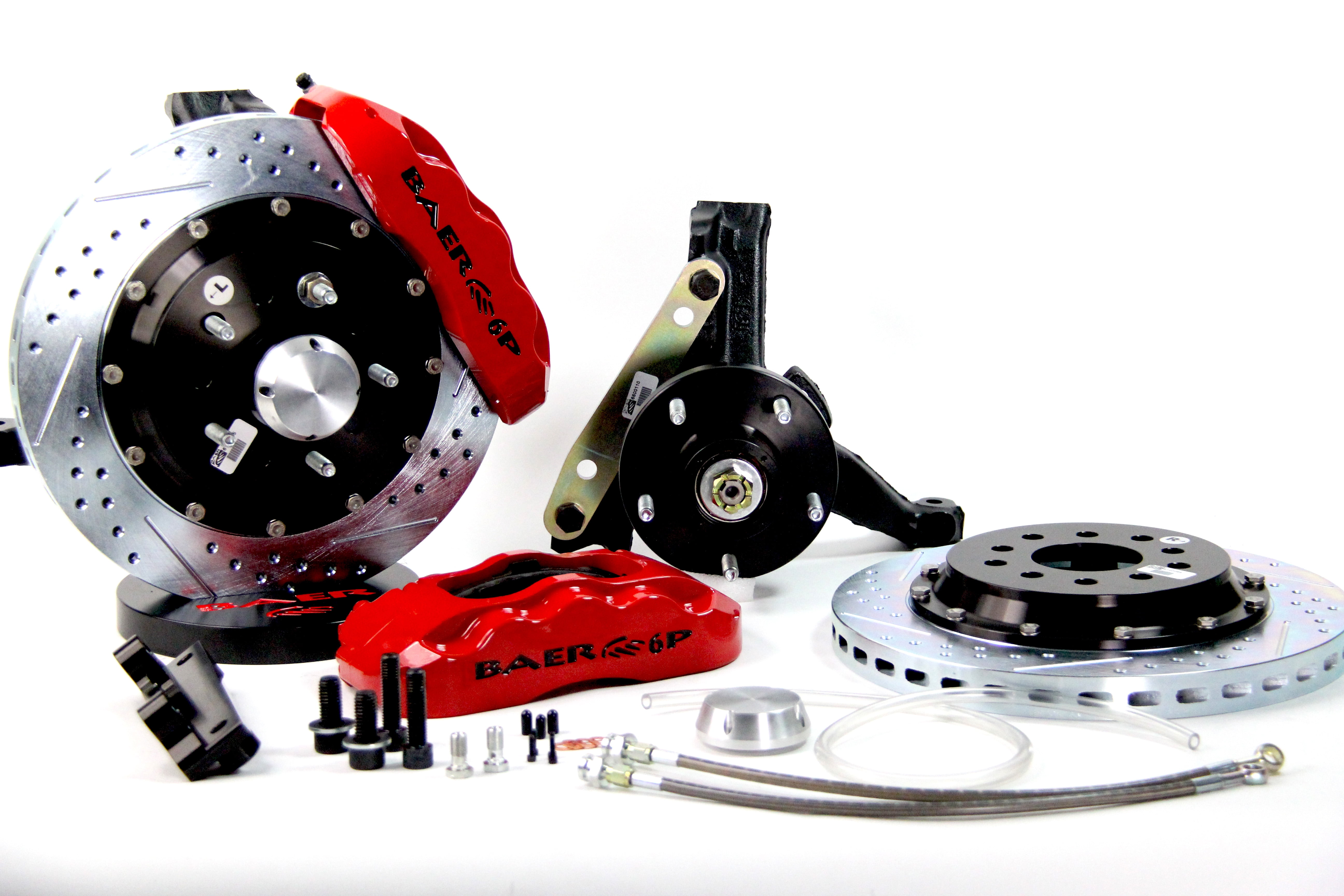 Baer Brakes 4301335S 14" Pro+ Front Brake Kit, Silver, SDZ, Std. Studs