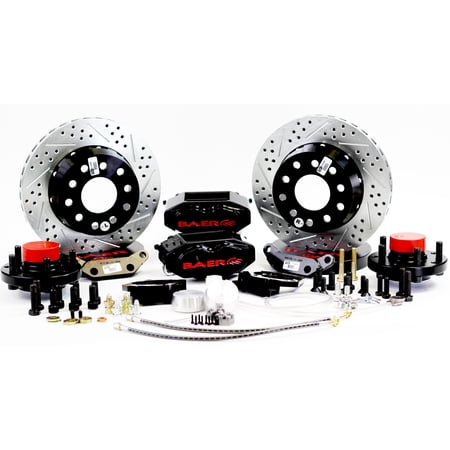 Baer Brakes 4301448B Brake Components SS4+ Brake System Front SS4+ FB w hub