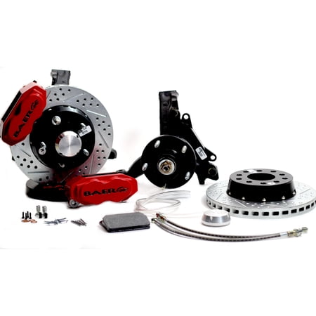 Baer Brakes 4301461R 11" SS4+ Front Brake Kit, Red, SDZ, Std. Studs