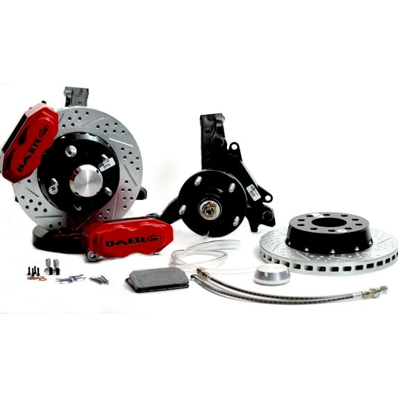 Baer Brakes 4301462CY 11" SS4+ Front Brake Kit, Comp Yellow, SDZ, Std. Studs