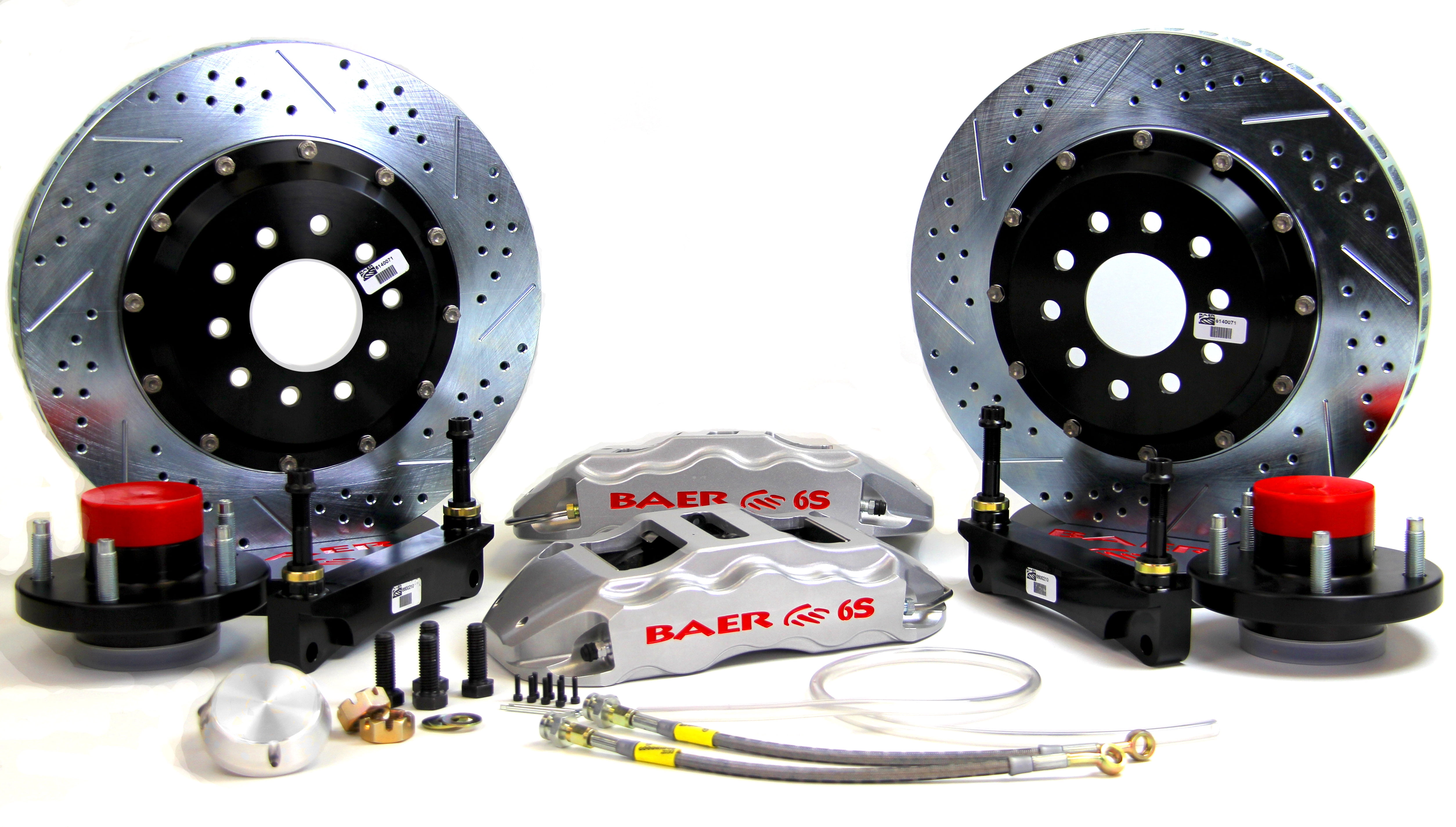 Baer Brakes 4301521S 14" Extreme+ Front Brake Kit - Silver