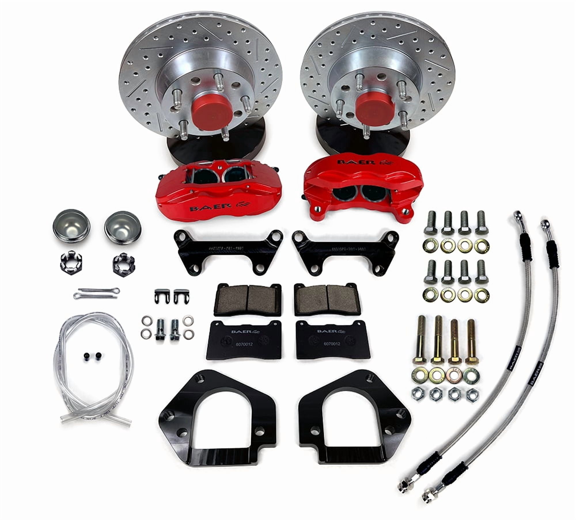 Baer Brakes 4301685GB 11" SS4 Int Hub, Front Brake Kit, Grabber Blue, SDZ