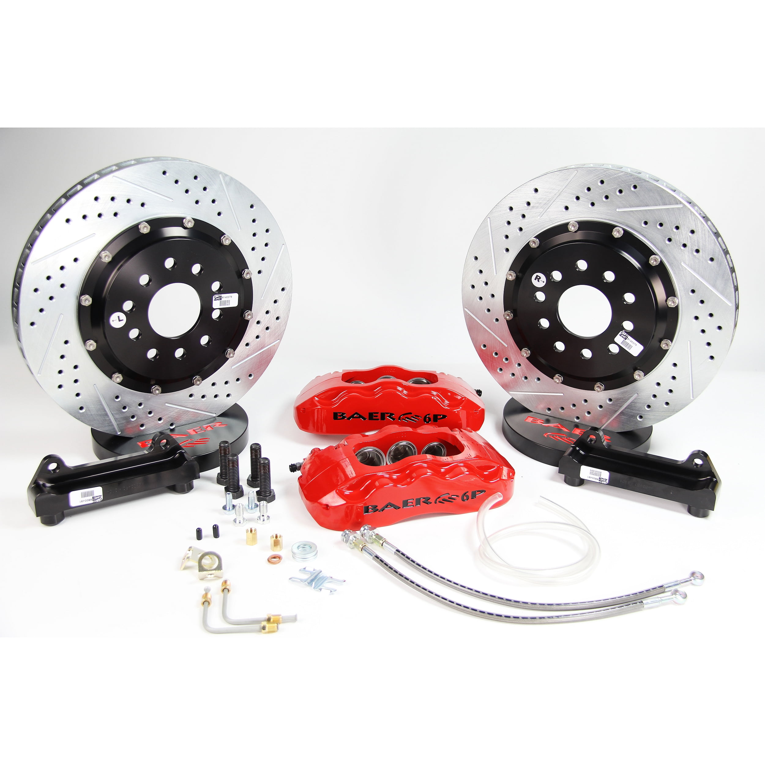 Baer Brakes 4302229GB 14" Pro+ Rear Brake Kit, Grabber Blue, SDZ