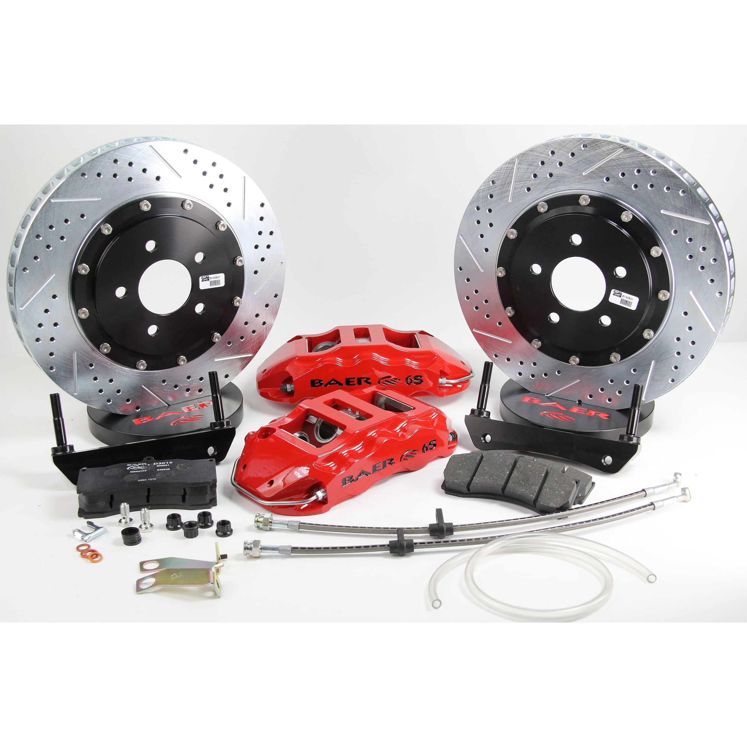Baer Brakes 4302246HO 15" Extreme+ Rear Brake Kit, Hugger Orange, SDZ