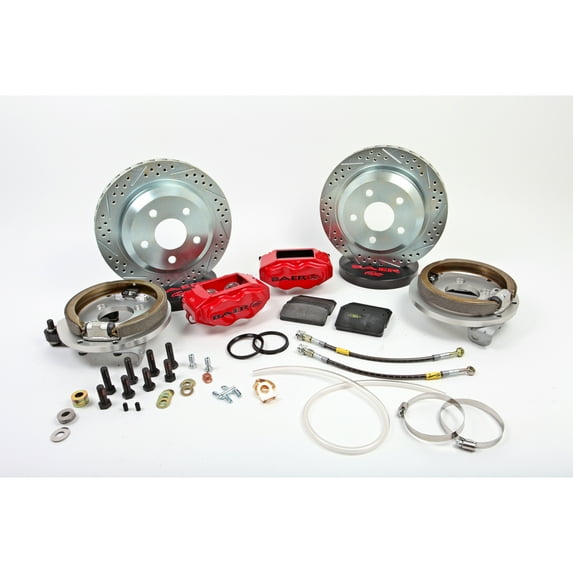 Baer Brakes 4302389S 12" SS4 Rear Brake Kit, Silver, SDZ