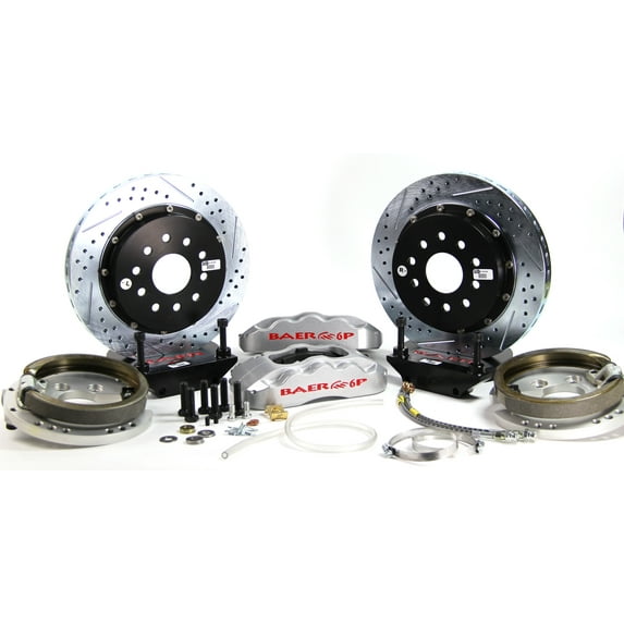 Baer Brakes 4302466S 14" Pro+ Rear Brake Kit - Silver