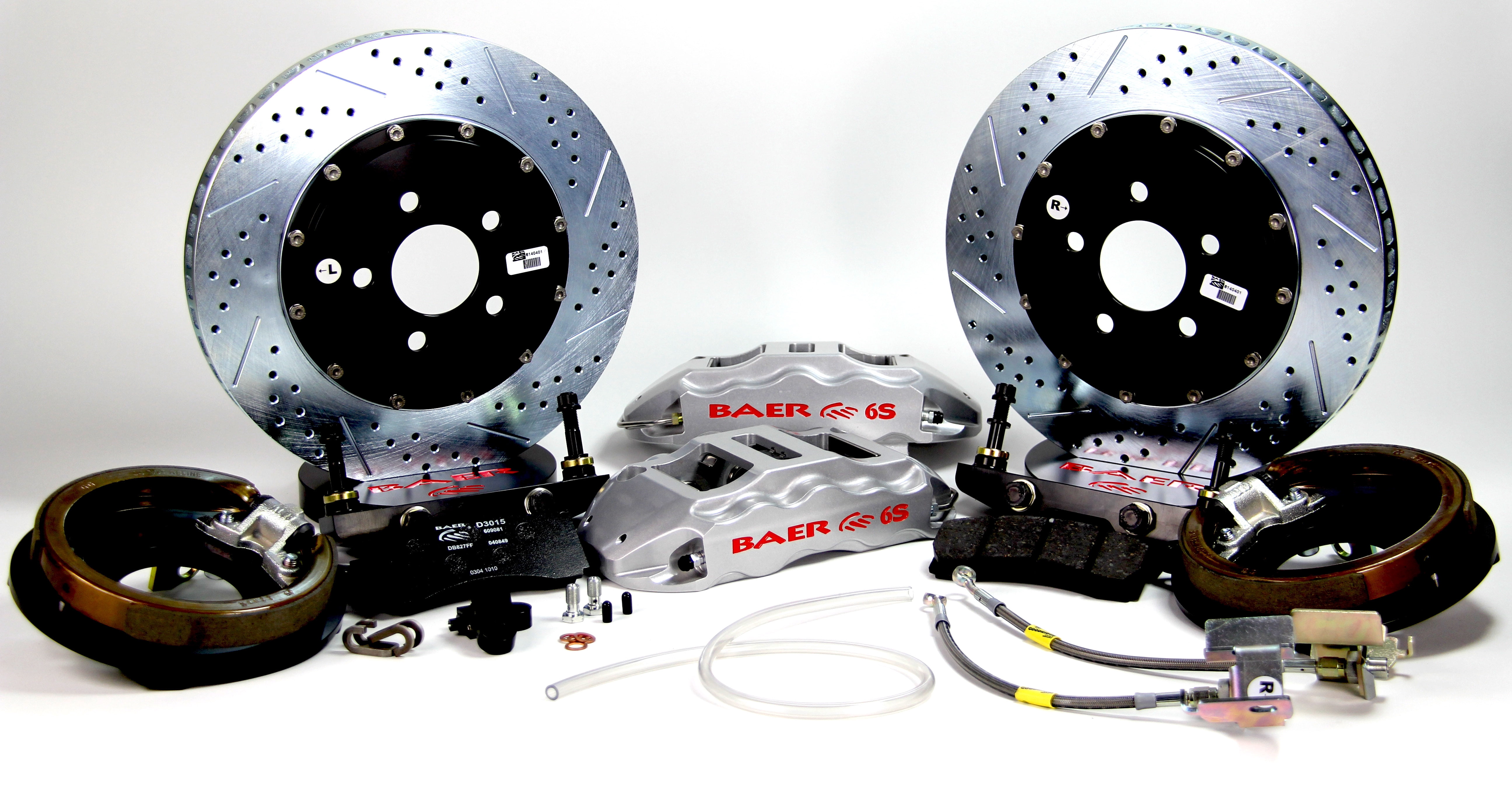 Baer Brakes 4302469S 15" Extreme+ Rear Brake Kit - Silver