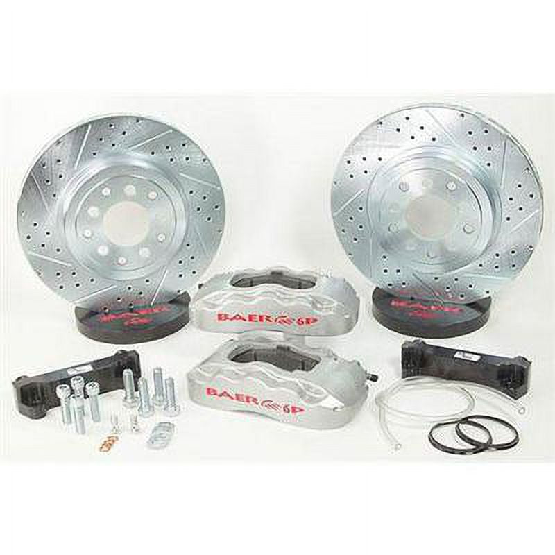 Baer Brakes 4401000R 13.5" Pro Front Brake Kit, Red, SDZ