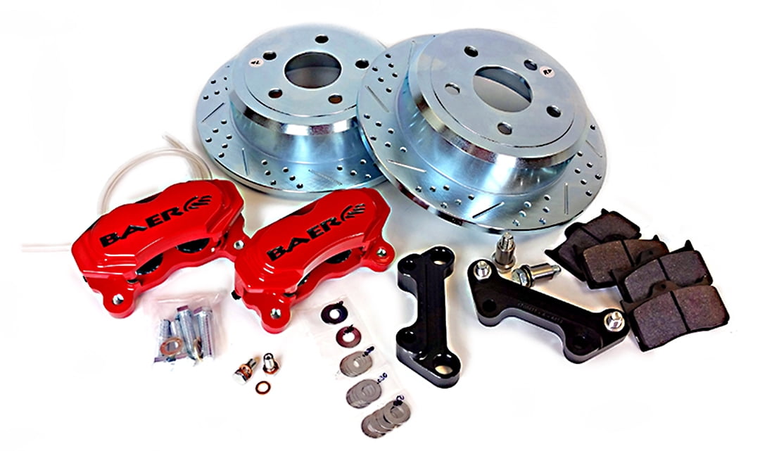 Baer Brakes 4402007S 13" SS4 Rear Brake Kit, Silver, SDZ