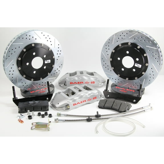 Baer Brakes 4851003S 14" Extreme+ Front Brake Kit - Silver