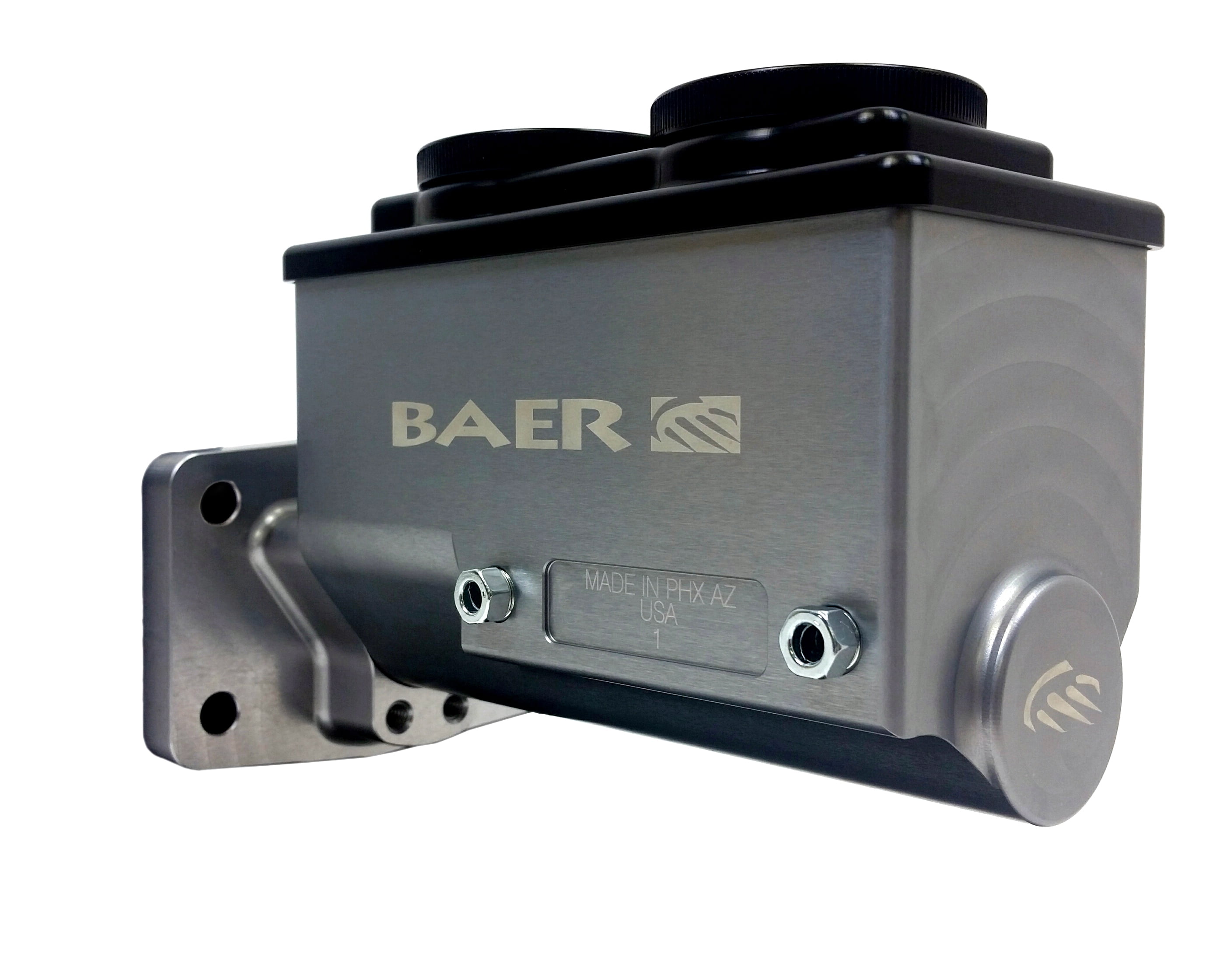 Baer Brakes 6801300RP ReMaster 4-Bolt Mopar Master Cyl Assembly, Gray, 1in bore, Right port