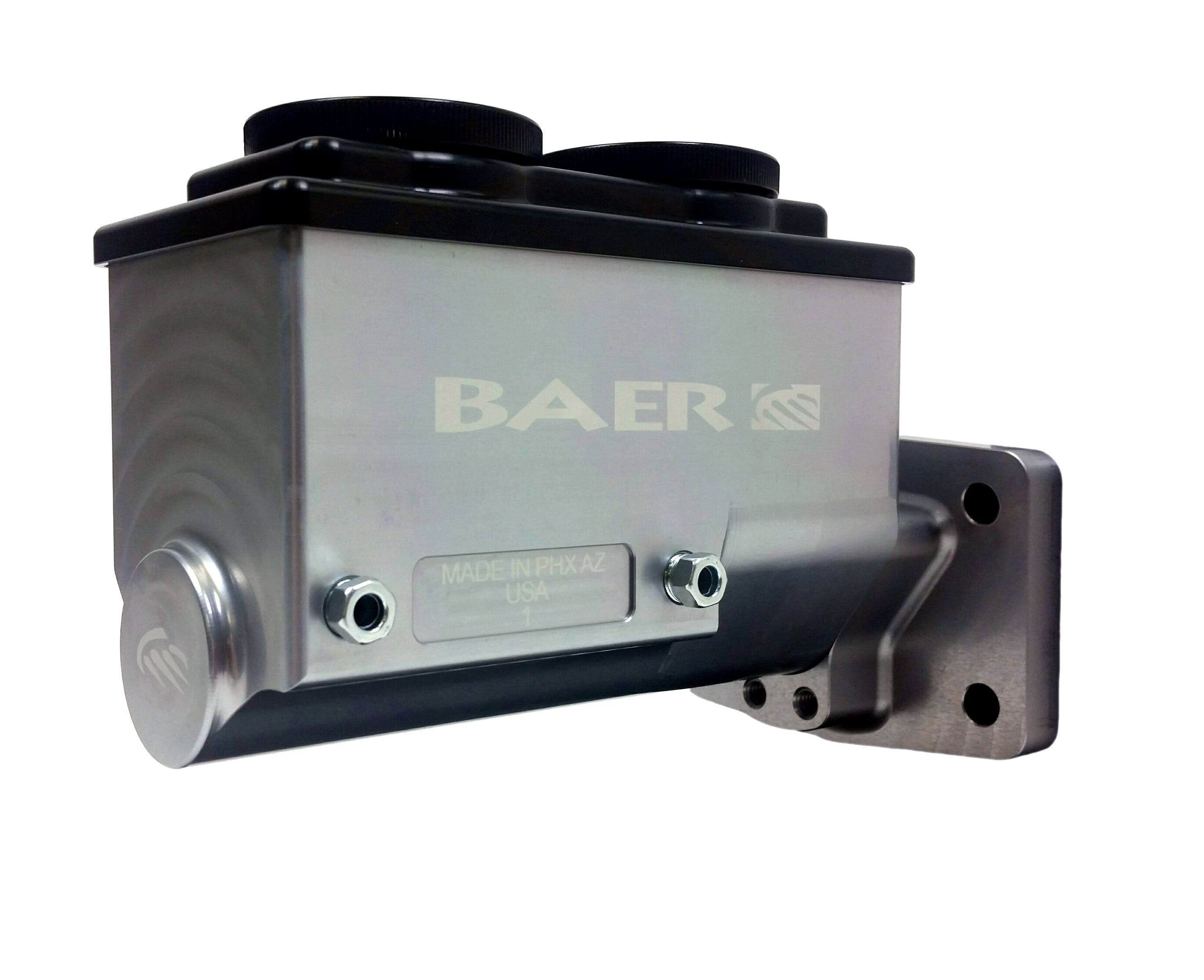 Baer Brakes 6801303LP ReMaster 4-Bolt Mopar Master Cyl Assembly, Gray, 1-1/8in bore, Left port