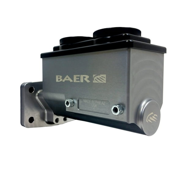 Baer Brakes 6801303RP ReMaster 4-Bolt Mopar Master Cyl Assembly, Gray, 1-1/8in bore, Right port