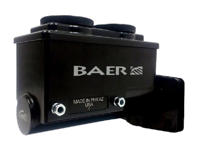 Baer Brakes 6801304LP ReMaster 4-Bolt Mopar Master Cyl Assembly, Black, 1-1/8in bore, Left port