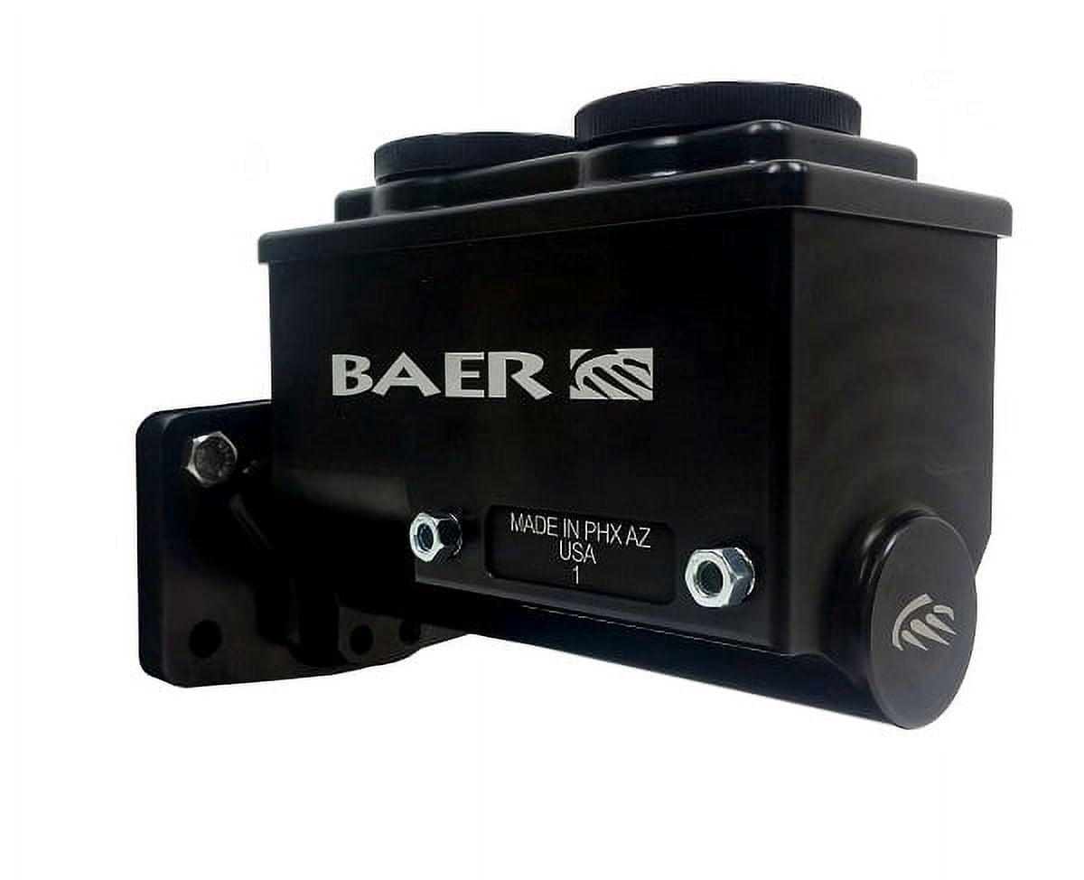 Baer Brakes 6801304RP ReMaster 4-Bolt Mopar Master Cyl Assembly, Black ...