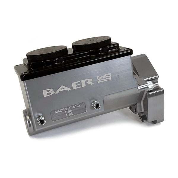 Baer Brakes 6801329LP ReMaster SN95 Hydroboost Master Cyl, Gray, 1-1/8in bore, Left port.