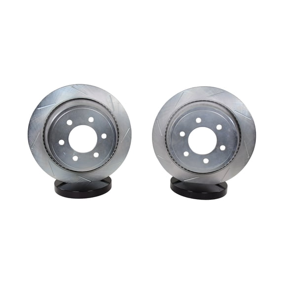 Baer Brakes 99169-220 Claw Performance Rotors, Rear (Slot/Zinc Only)