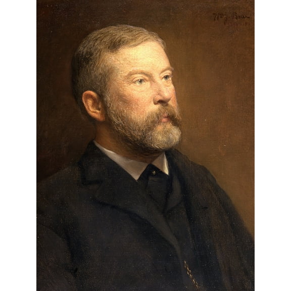 Baer Portrait Of Alfred Corning Clark Painting Extra Large XL Wall Art Poster Print