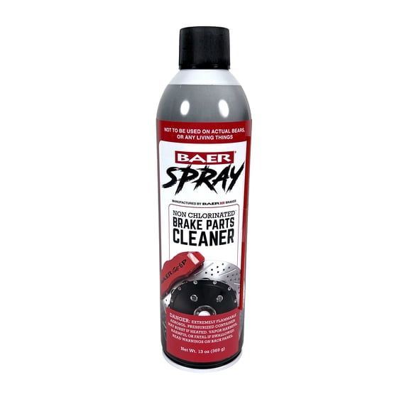 Baer Spray 6110028 Brake Cleaner Non-Chlorinated, Technical Grade, 13oz Can