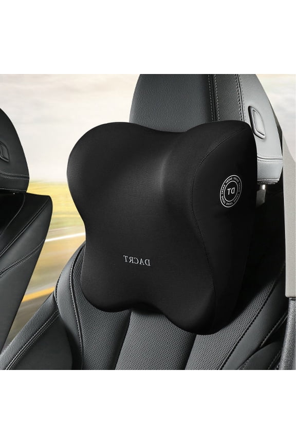 Memory Foam Car Neck Pillow Protective Lumbar Back Support Breathable Car Headrest Cushion Relieve Stress Car Seat Pillow on Clearance