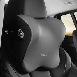 Holloyiver Car Neck Pillow for Headrests Superfiber Suede Support Head Pillows Cotton Polyester 11.8 x7.5Inch Refillable Multiple Adjustable Drive Vehicle Cushion Seats Walmart