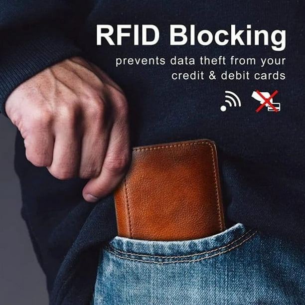 Baetikot Multi-functional RFID Blocking Wallet Multi-functional RFID Blocking Wallet - Walmart Business Supplies