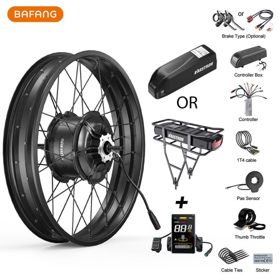 Bafang 48V 1000W Rear Hub Motor Ebike Conversion Kit - 20